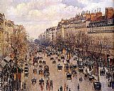 Boulevard Montmarte by Camille Pissarro